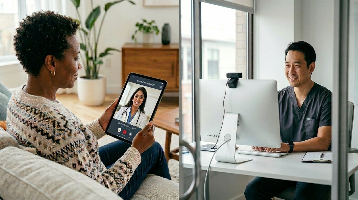 Virtual healthcare access for affinity group members