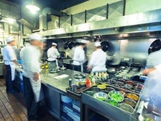 Happy restaurant employees