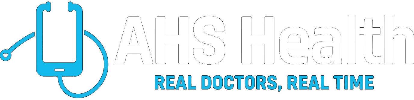 AHS Health Logo White
