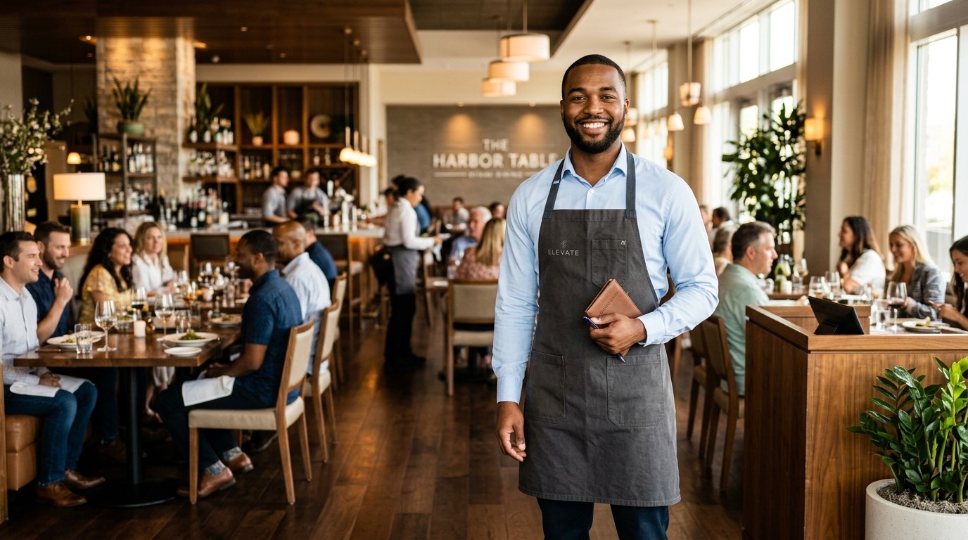Restaurant hospitality workers